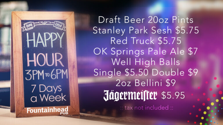 happy hour